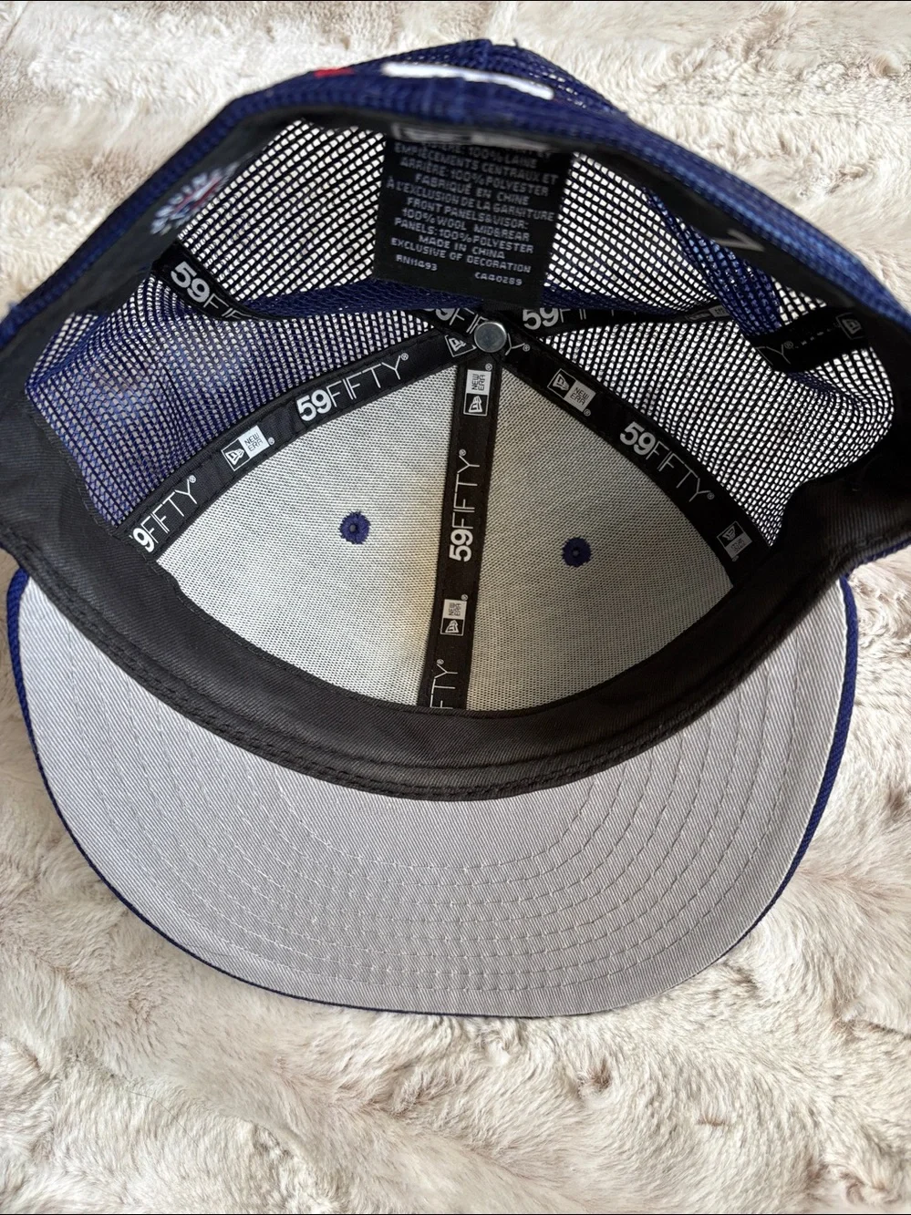 New Era Kids LA Baseball Cap - Blue with White Logo Chiles